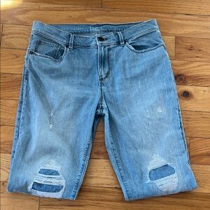 Women’s Loft  Light Blue Distressed Jeans